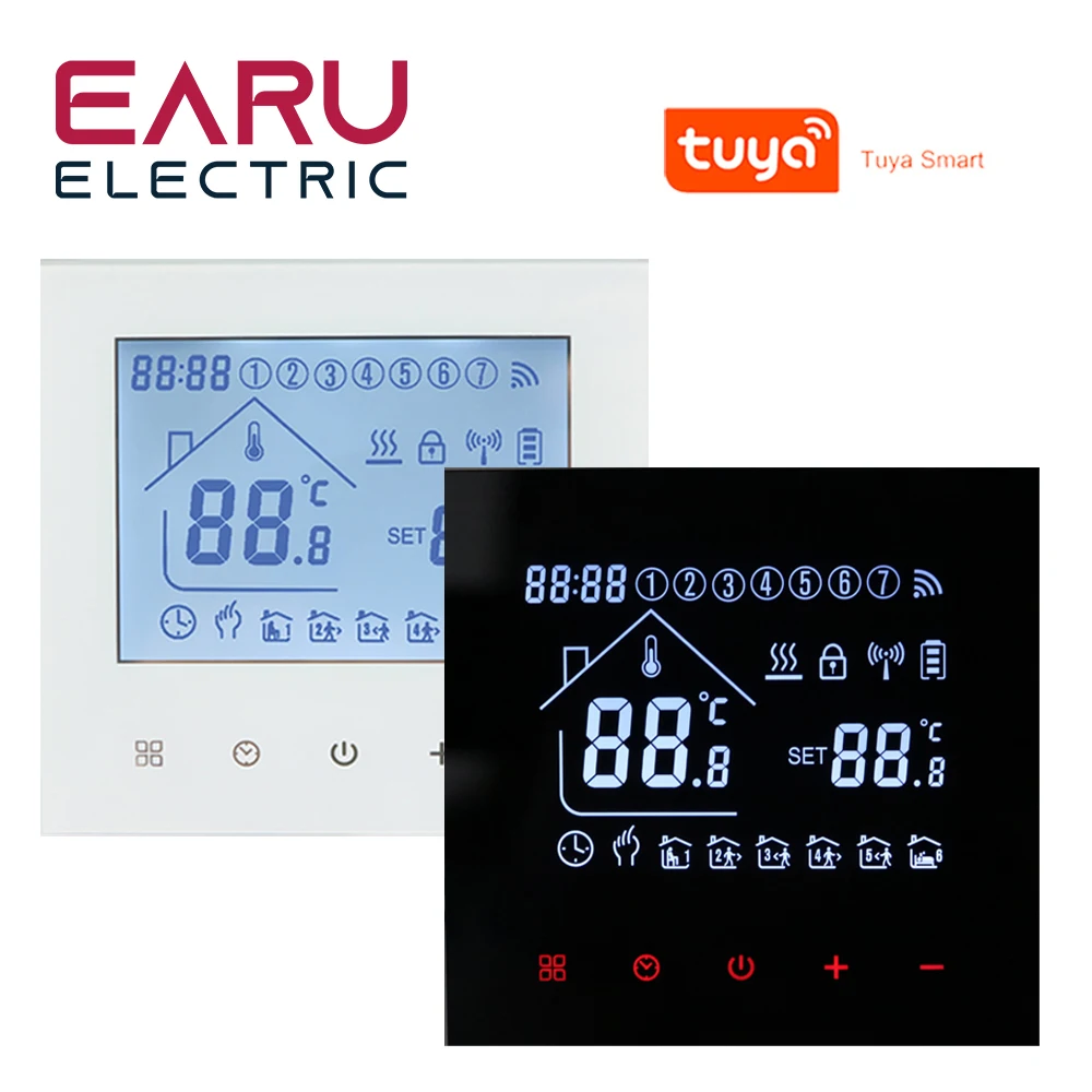 Temperature Controller Electric Floor Heating Trv Water Gas Boiler Remote Control Bytuya Alexa Google Home
