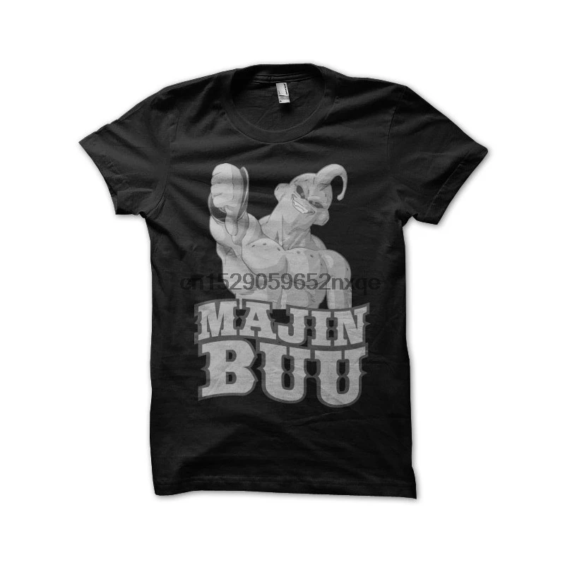 Мужская футболка majin buu черная Женская