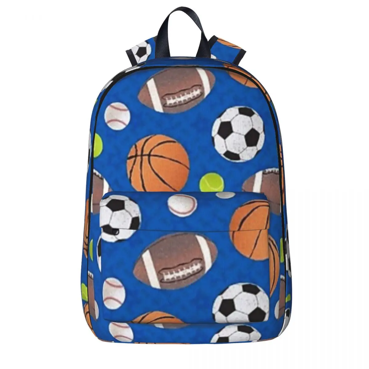 

Sport Balls Hall Of Fame - Blue Backpack Boy Girl Bookbag Students School Bag Cartoon Kids Rucksack Travel Rucksack Shoulder Bag