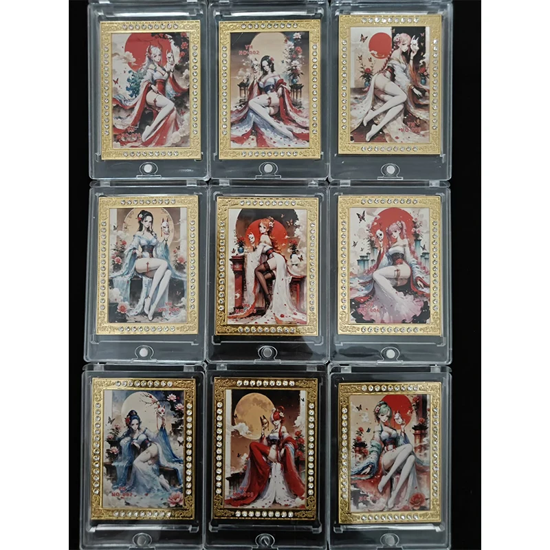 Фото Аниме One Piece YH ZS DT JP Набор карточек Hancock Uta Vivi Nami Reiju Коллекционные карты Рождественские подарки на день рождения Детские игрушки №5