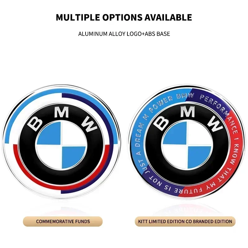 45 мм 56 68 74 82 Эмблема переднего капота автомобиля значок задней багажника для BMW E28