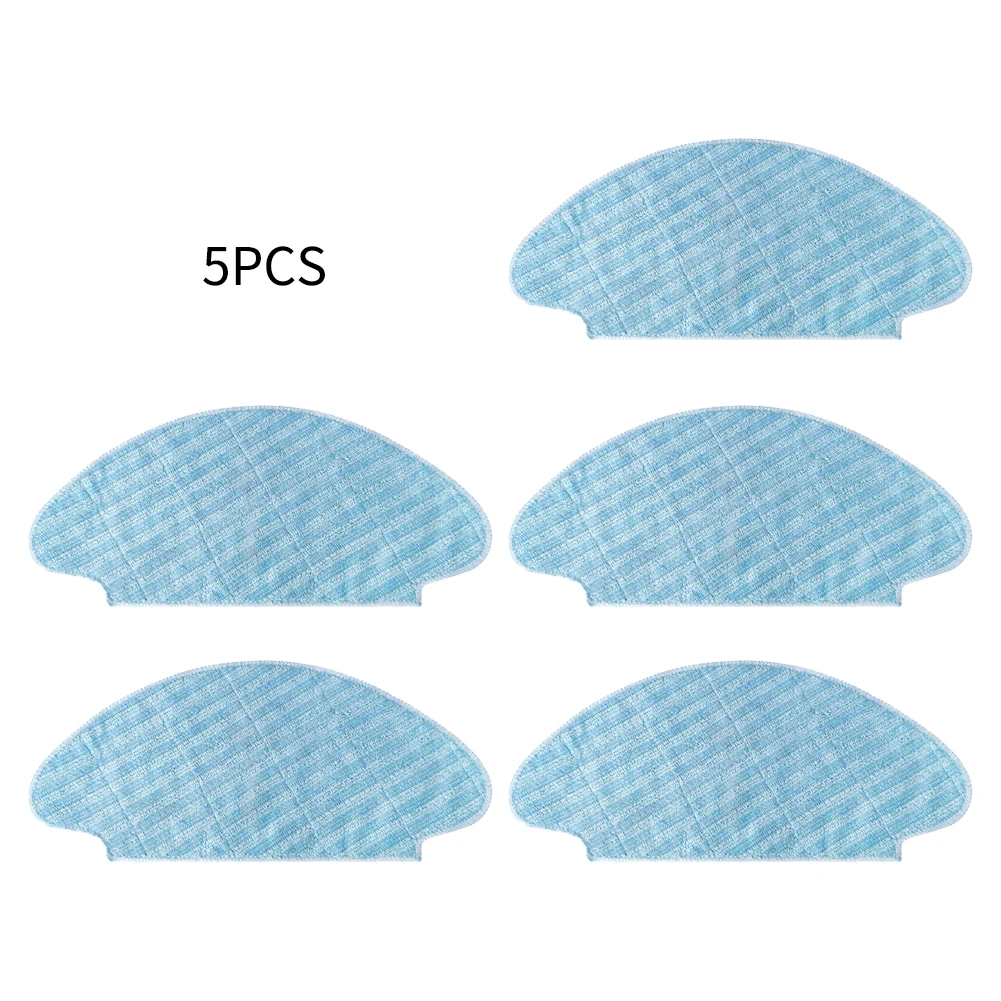 

5pcs Mop Cloths For Tefal X-plorer Serie 75 Total Care RG7687 RG7687WH Vacuum Cleaner Parts Replacement Sweeper Mopping Pad