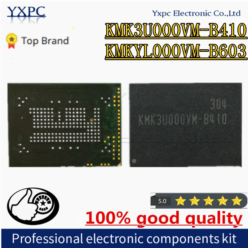 

KMKYL000VM-B603 KMK3U000VM-B410 KMK3U000VM B410 KMKYL000VM B603 16G BGA186 EMCP 16GB Memory IC Chipset With Balls