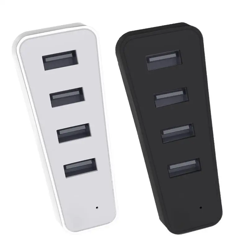 

4 Port USB 2.0 Hub Multi USB Splitter Hub Use Power Adapter Multiple Expander 480Mbps Fast Data Transfer Vertical Data USB Hub