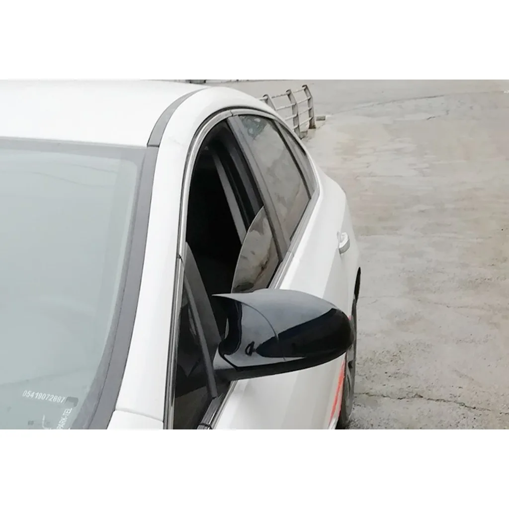 For Opel Astra J 2 Pieces ABS Plastic Bat Wing Mirror Covers Caps Rearview Case Cover Gloss Black Car Accessories | Автомобили и