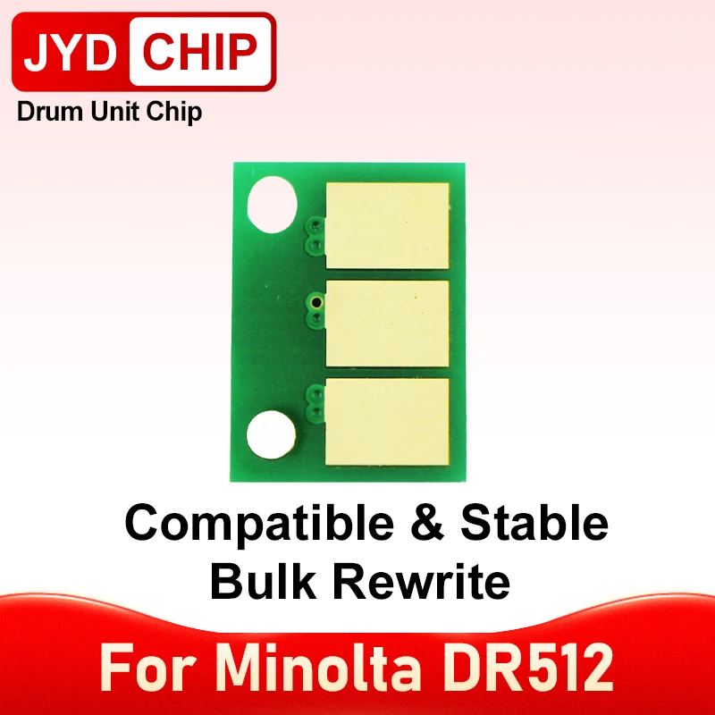 

DR512 DR-512 чип DR 512 для Konica Minolta Bizhub C221 C224 C224E C281 C284E C364E C258 C308 C368 C454E барабанный блок сброса принтера