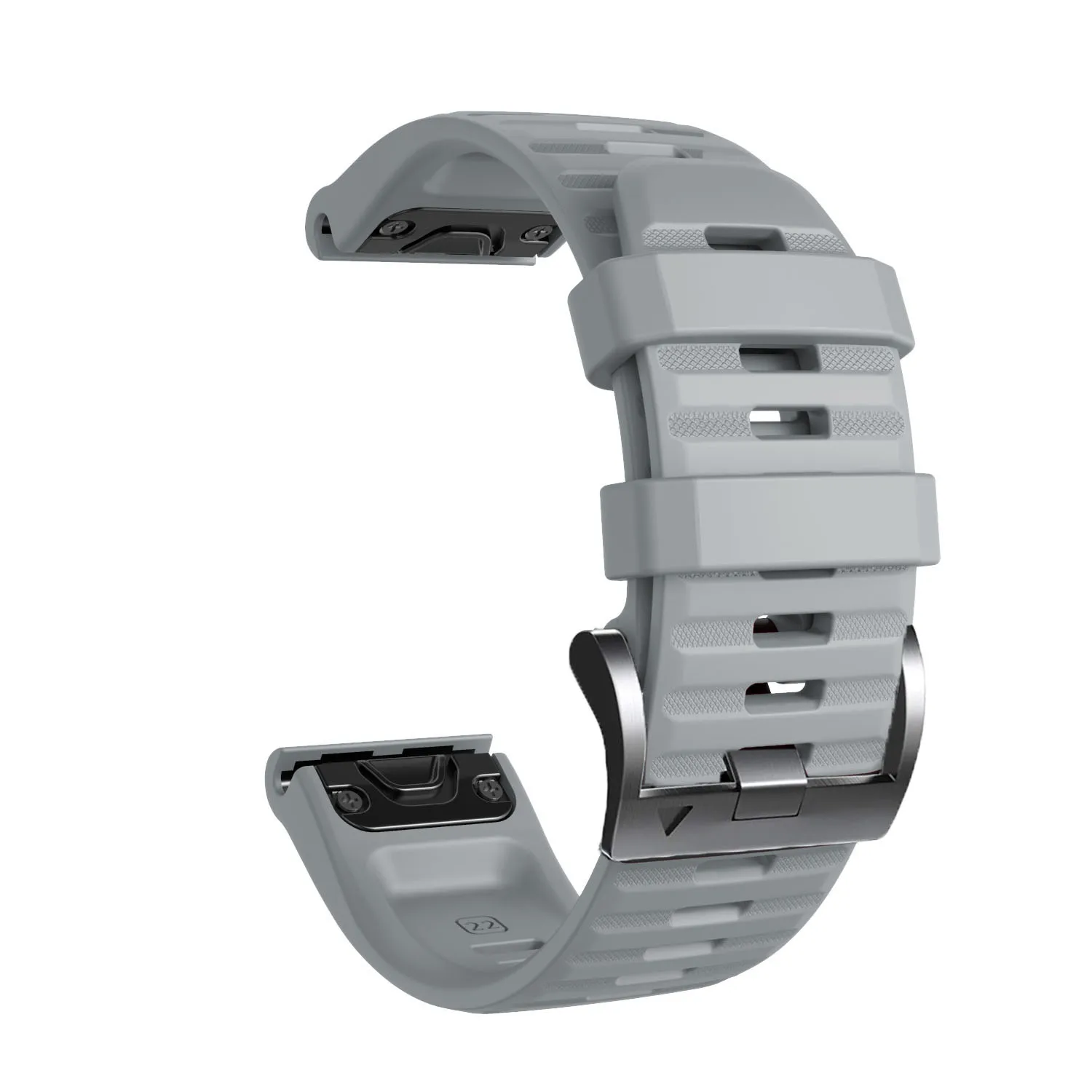 Ремешок силиконовый для наручных часов Garmin Fenix 7X Solar 6 6X Pro Sapphire 5X 5 Plus 26 мм 22