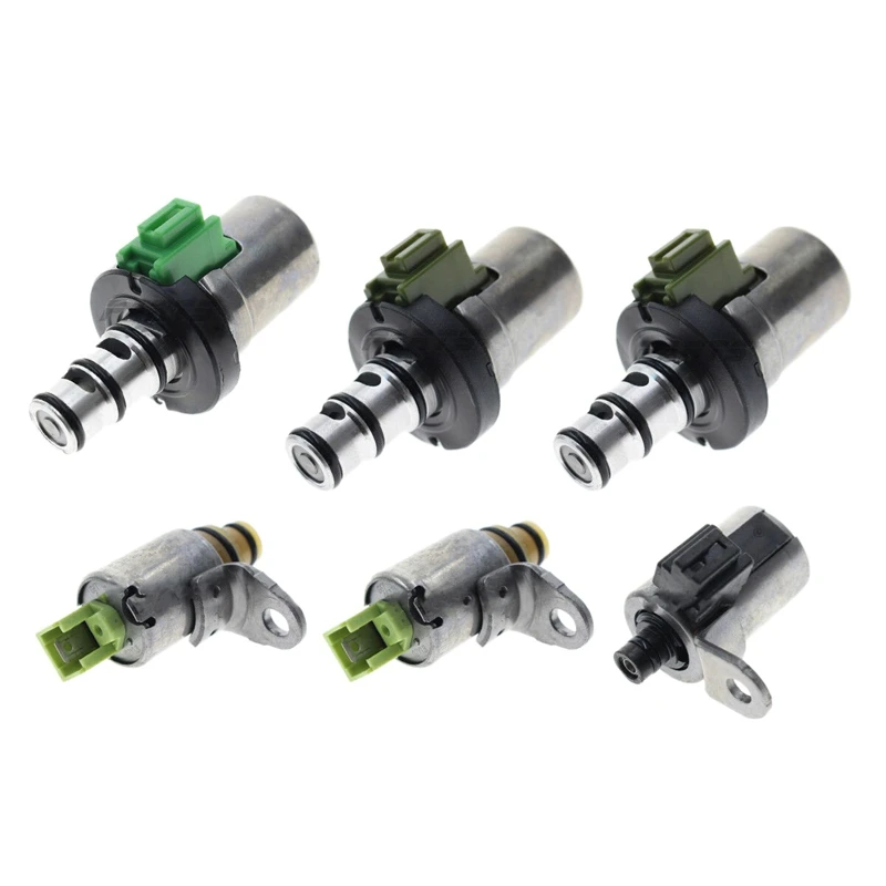 

6 Pcs Transmlssison SolenoiD Kit Gearbox Accessories for Mazda 2 3 5 6 CX-7 MPV 48420K-R 4F27E