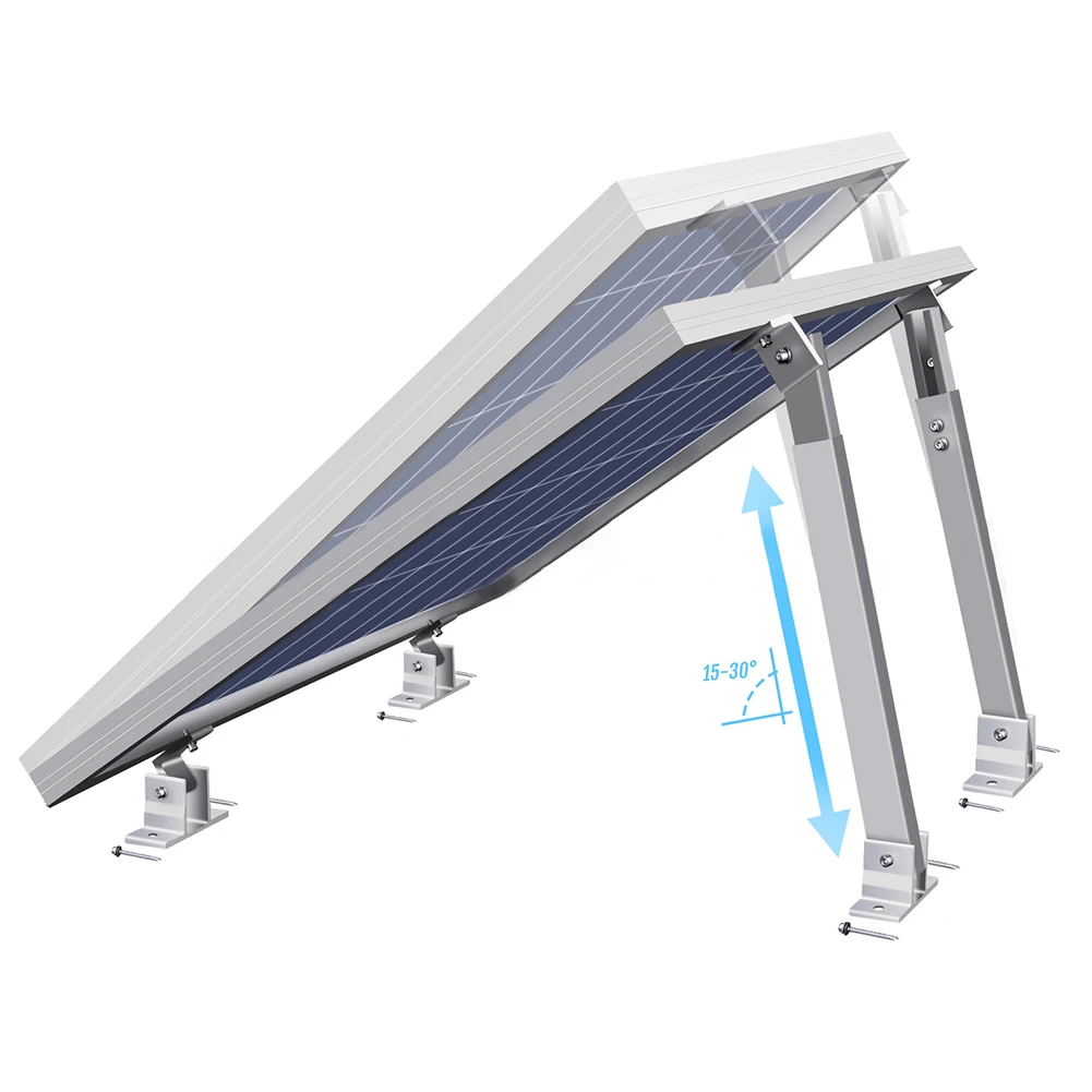 

Регулируемый кронштейн для солнечной панели, 36 ~ 68 см, держатель для солнечной панели, зажим для установки на плоскую крышу, 36 см