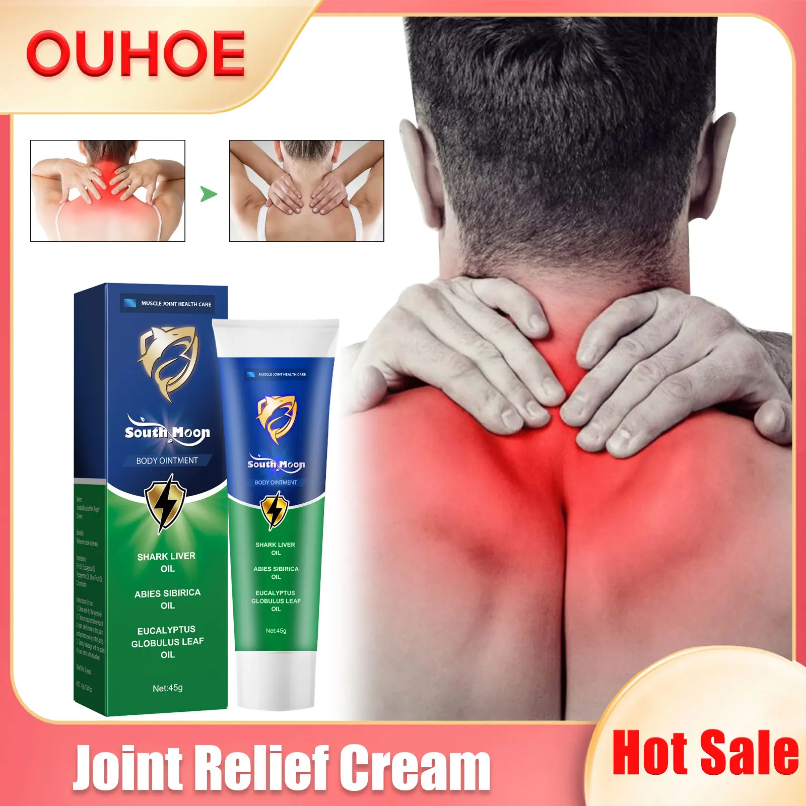 

Joint Muscle Relief Cream Soreness Relieving Neck Back Shoulder Knees Waist Pain Neuralgia Rheumatoid Arthritis Treatment Cream