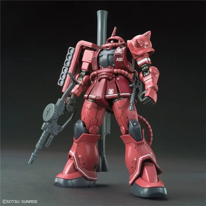 Оригинальный аниме Bandai GUNDAM MS-06S ZakuII [Red Comet Ver.] HG GTO Сборная модель игрушки Фигурка