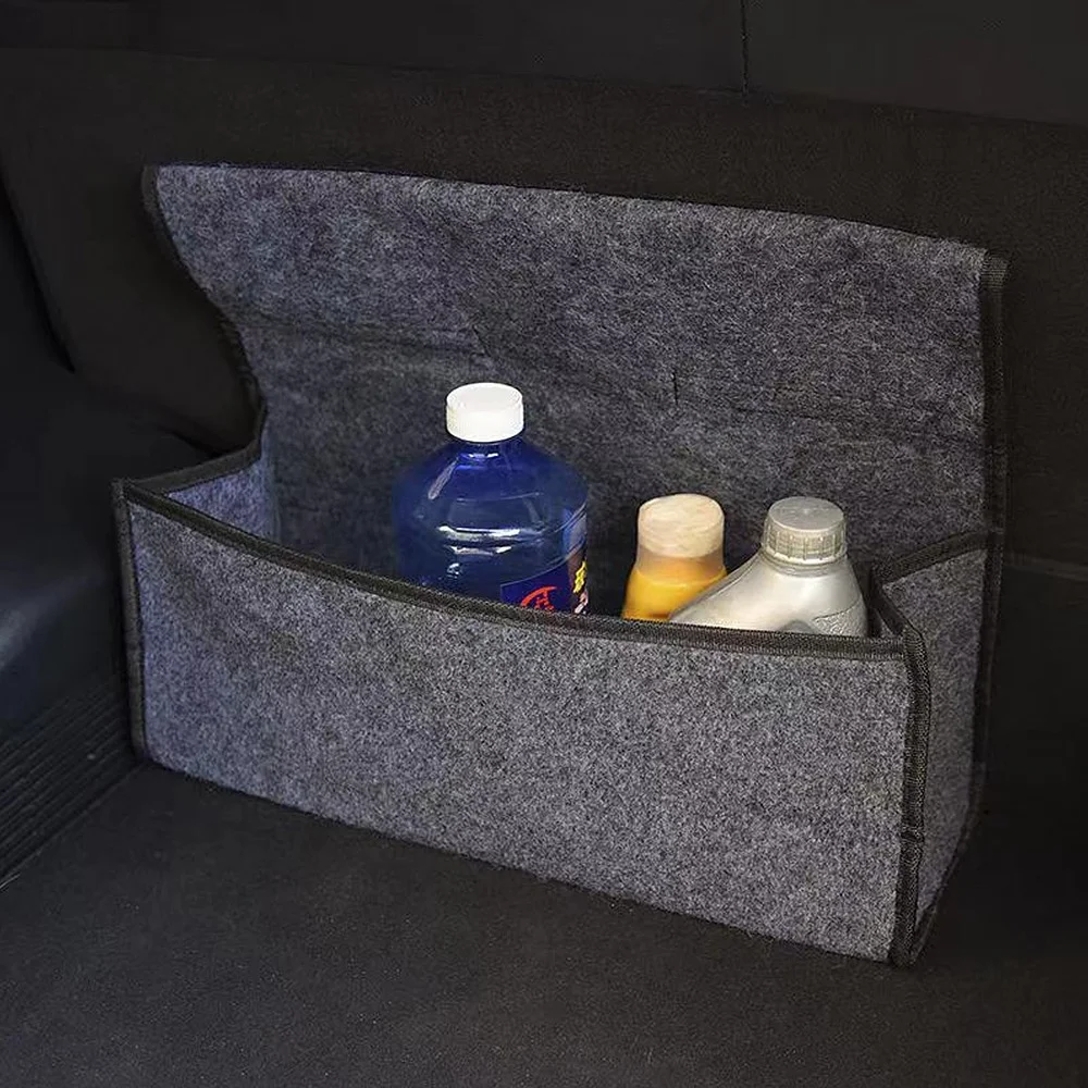 Органайзер для багажника автомобиля мягкая войлочная коробка хранения большое