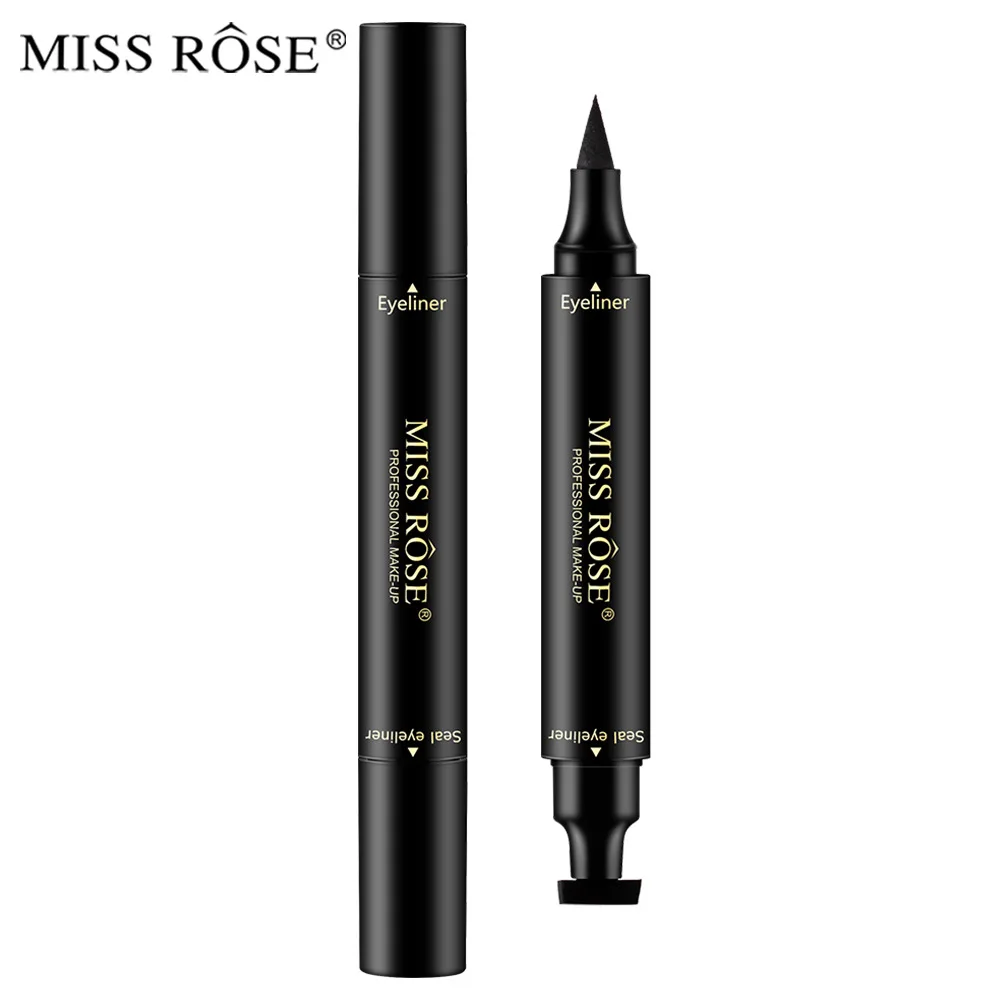 

Подводка для глаз Missrose с двойным уплотнением, очень тонкая Водостойкая Подводка для глаз, быстросохнущая подводка для глаз для международн...