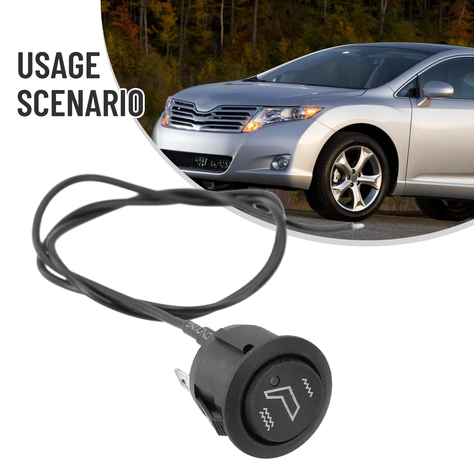 Необходимый переключатель обогрева автомобильного сиденья 3-контактный круглый