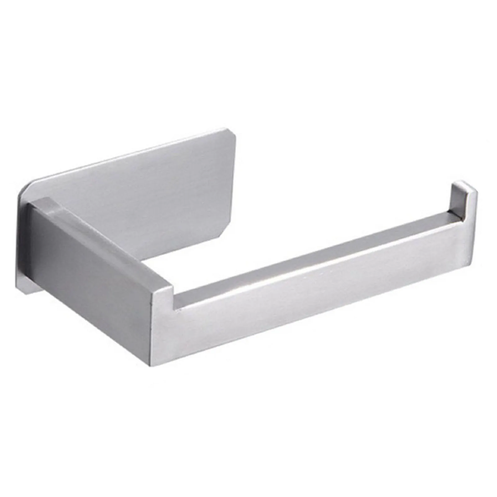 

Bathroom Or Toilet Paper Towel Holder Roll Holder Black L-shaped Design Paper Towel Holder Silver Stainless Steel