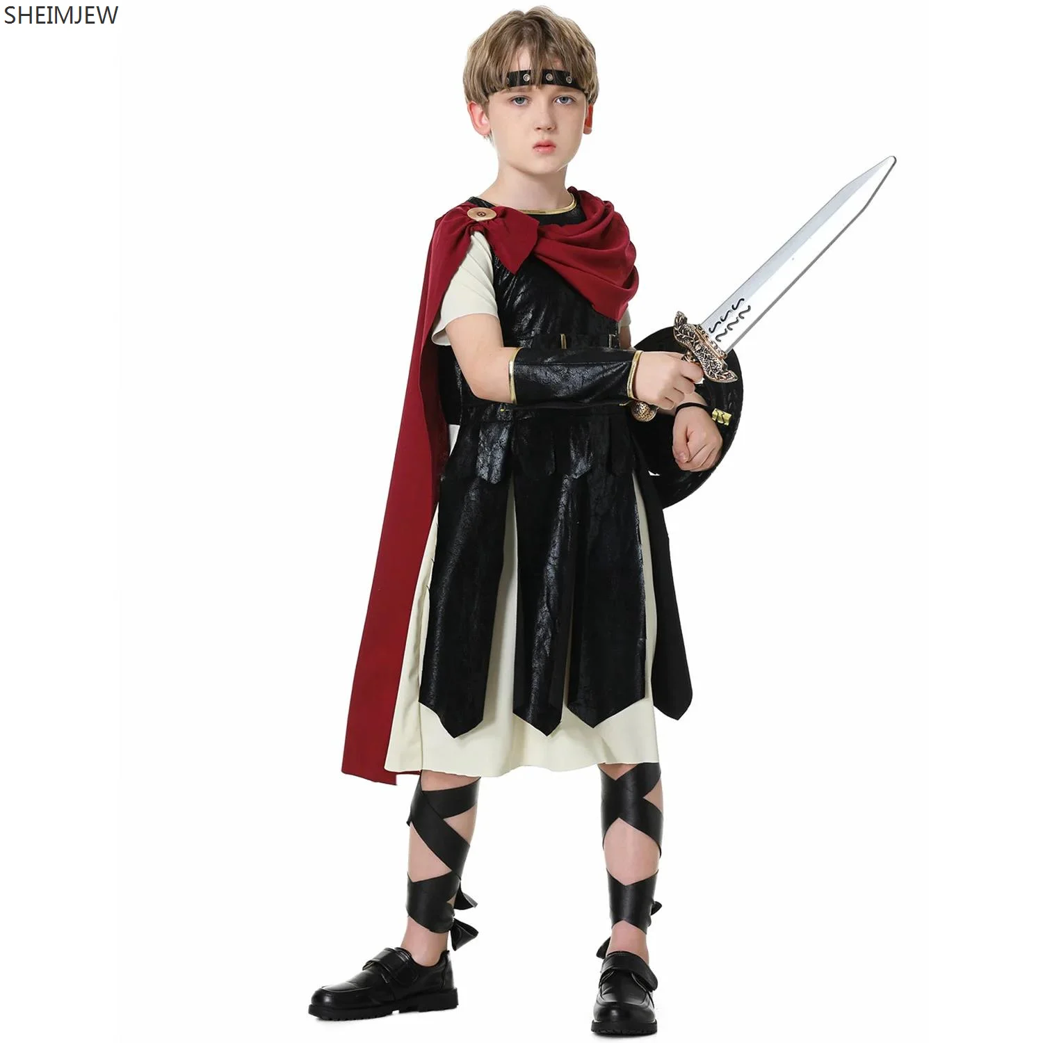 Костюмы для косплея унисекс древний римский спартанский гладиатор детский