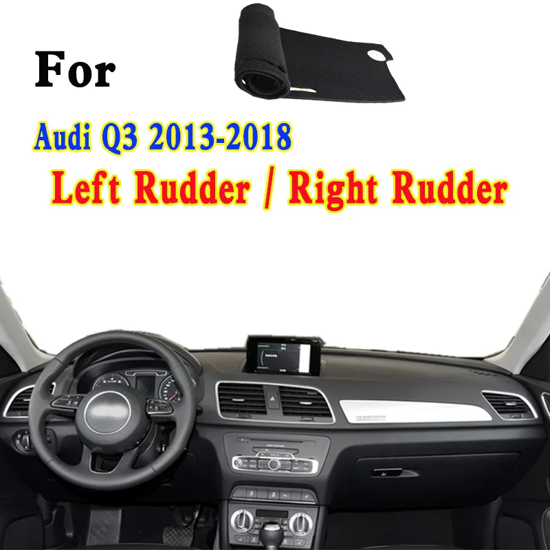 

For Audi RS Q3 84B 84G 8U 8UB 8UG 2013-18 Dashmat Dashboard Cover Instrument Panel Insulation Sunscreen Protective Pad Ornaments