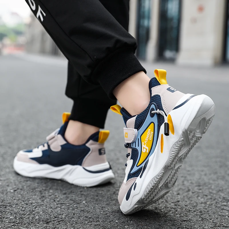 Children Sneakers Lightweight Casual Shoes for Boys Mesh Comfortable High Quality Running Shoes Kids Girls Flat Breathable Shoes