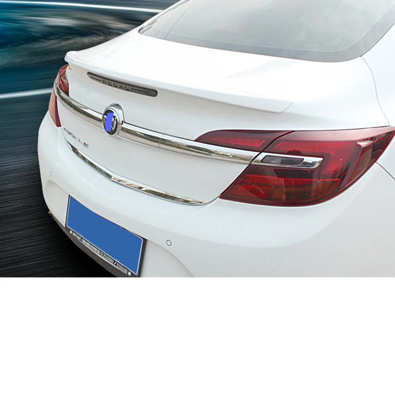 Фото Для Buick Regal Opel Insignia 2014 2015 2016, спойлер, крылья багажника автомобиля, задняя хвостовая губа, аксессуары из АБС-пластика, комплект кузова №2