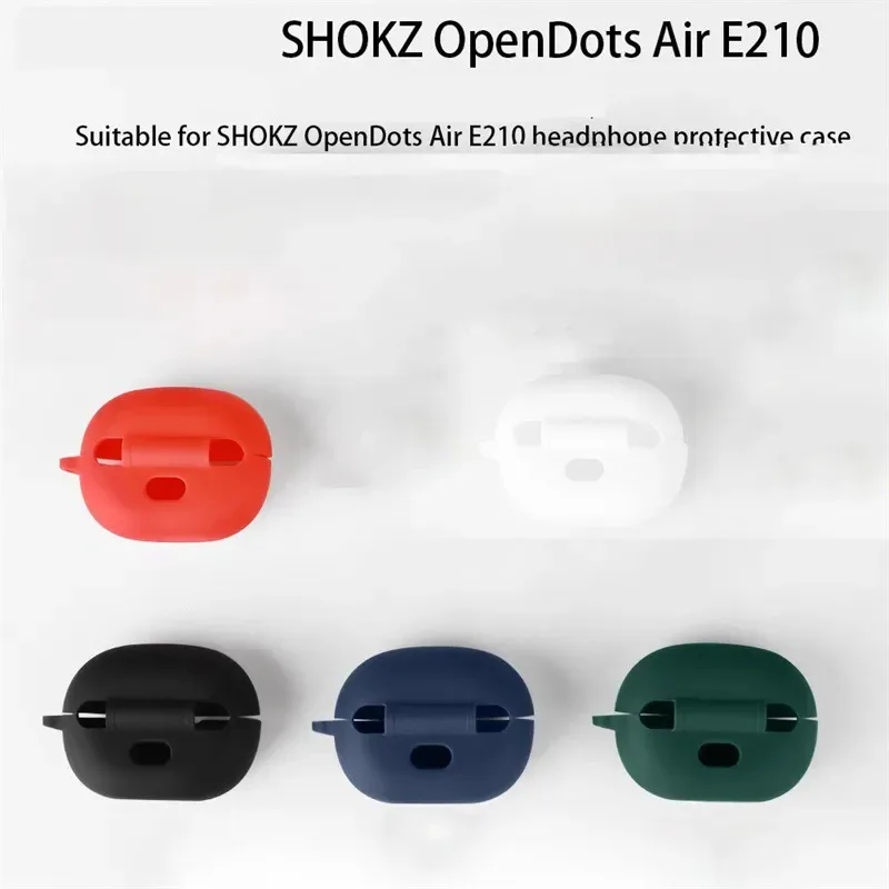 Фото Чехол Skinlee для SHOKZ OpenDots Air E210, разноцветный, из жидкого силикона, полностью защитный, для SHOKZ OpenDots Air E210 №1