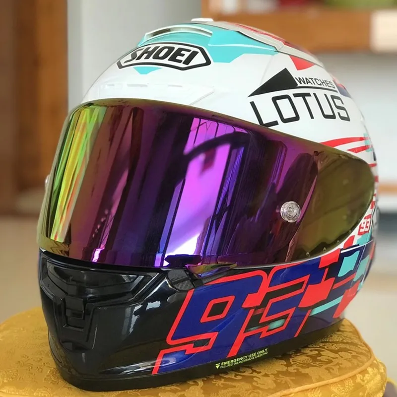 SHOEI X14 Helmet X-Fourteen R1 60th Anniversary Edition Power Button Helmet Full Face Racing Motorcycle Helmet Casco De Motocicl