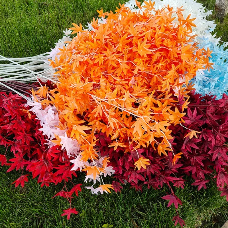 Туманный Искусственный кленовый лист 90 см