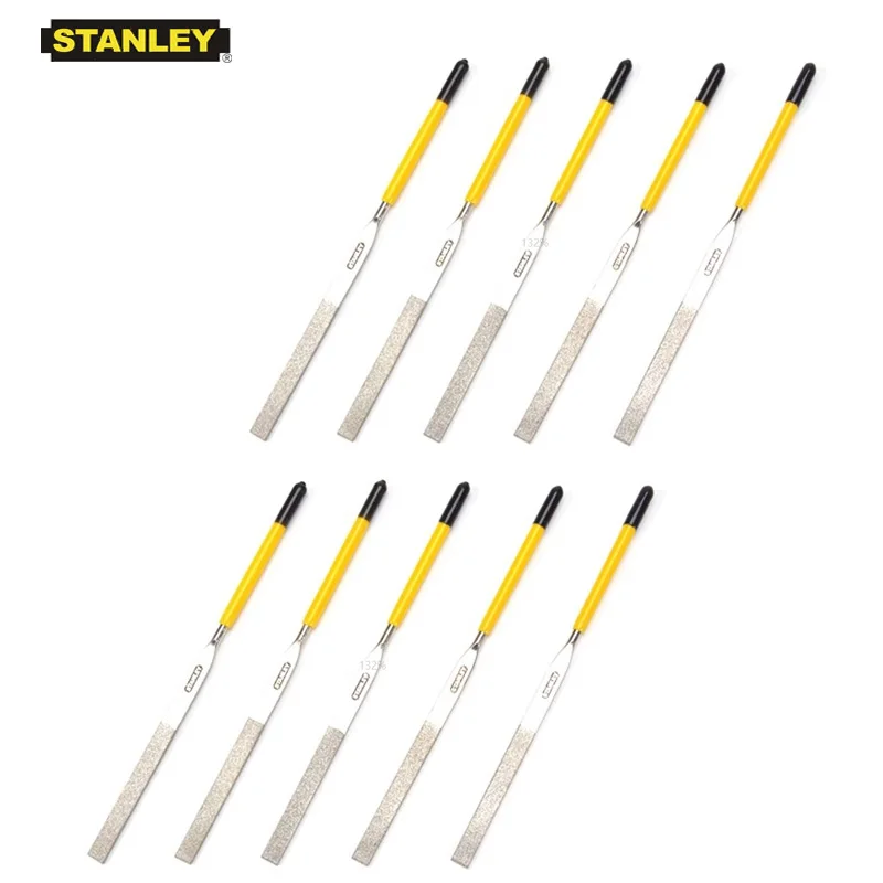 Алмазная игла Stanley 10 шт. 3x140 мм 4x160 5x180 плоский шлифовальный инструмент с