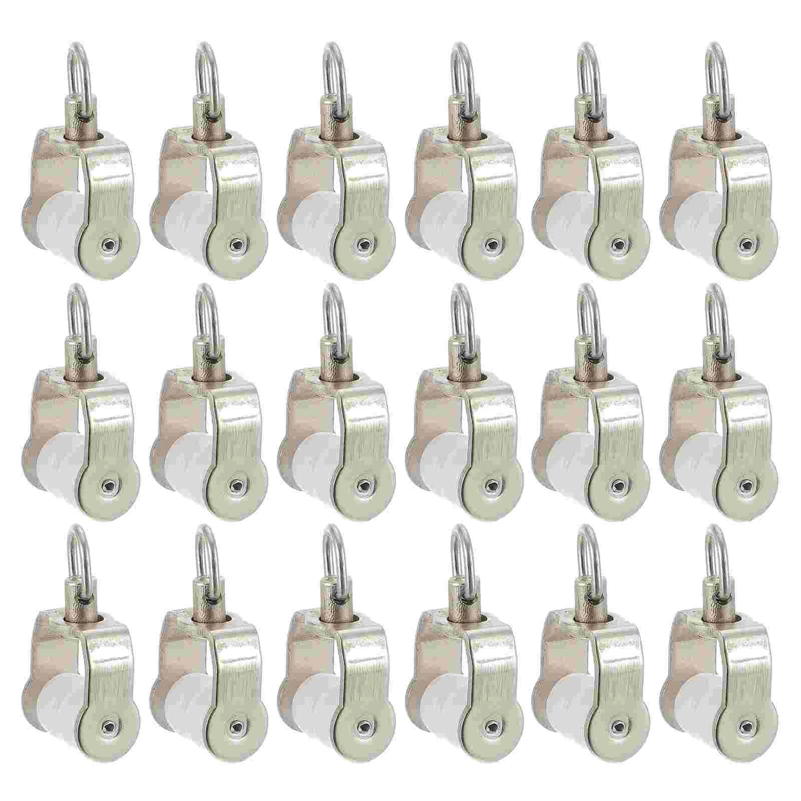 

Curtain Track Drapery Rollers Glider Rollerrunner Wheel Pulley Ceilingclips