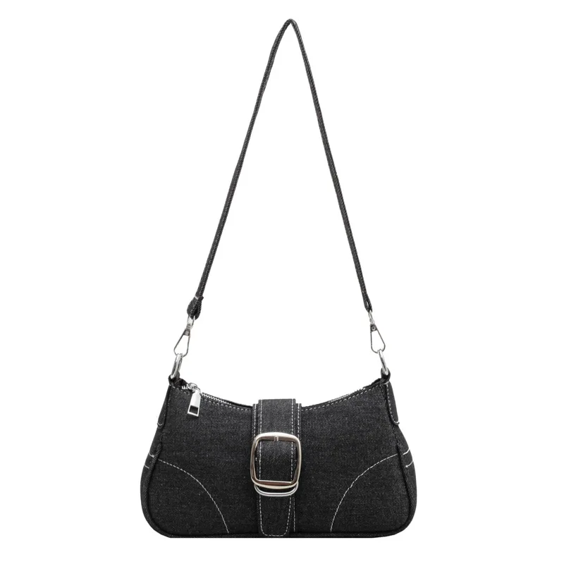 Fashion Design Denim Bag All-Match Fashion Shoulder Underarm Crossbody Bag