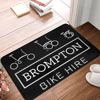 brompton bike doormat rug carpet mat footpad polyester non slip washable front room corridor kitchen bedroom balcony toilet