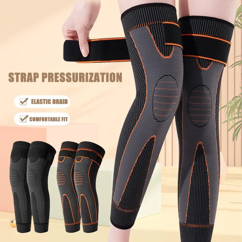 

Support Calf Knee Tourmaline 1pair Sports Sleeve Kneepad Acupressure Leg Knee Men Pressurized Sleeve Knee Varicose Pads Elastic