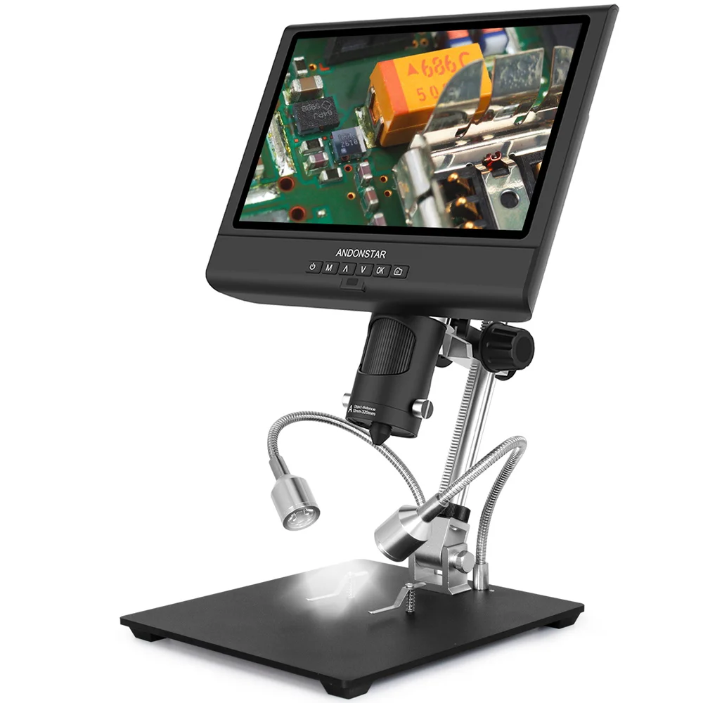 Andonstar AD209 10-дюймовый цифровой микроскоп с ЖК-экраном для ремонта телефонов