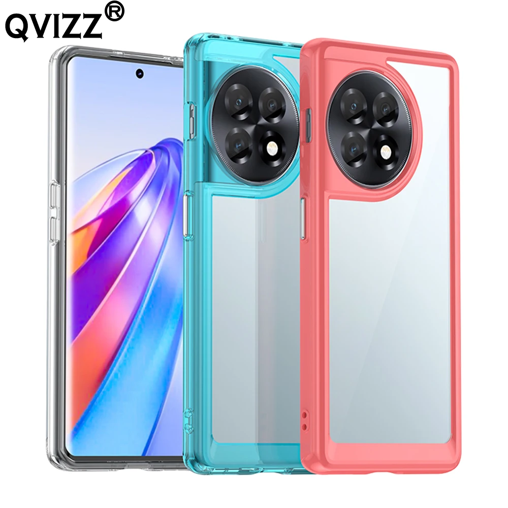 

Clear Case for OnePlus Ace 2 11R PHK110 CPH2487 Luxury Ultra-thin Soft Edges Armor Shockproof Phone Cover OnePlusAce2 OnePlus11R