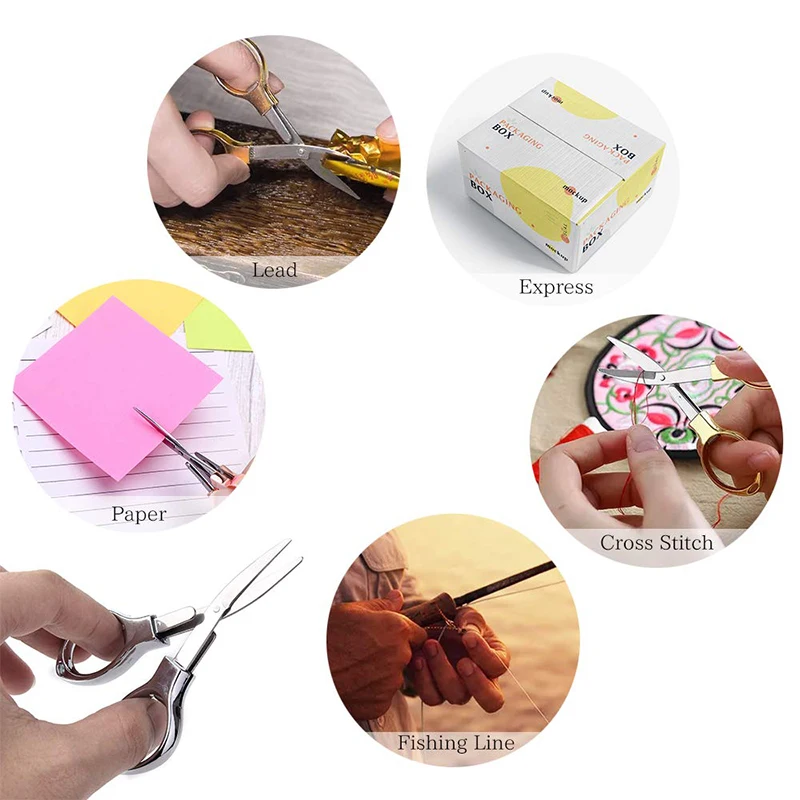 12 шт. складные ножницы из цинкового сплава