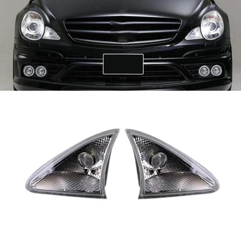 

Car LH+RH Position Light Front Parking Lamp for Mercedes Bens W251 R320 R350 R500 R63 2006-2009 A2518200956 A2518201056