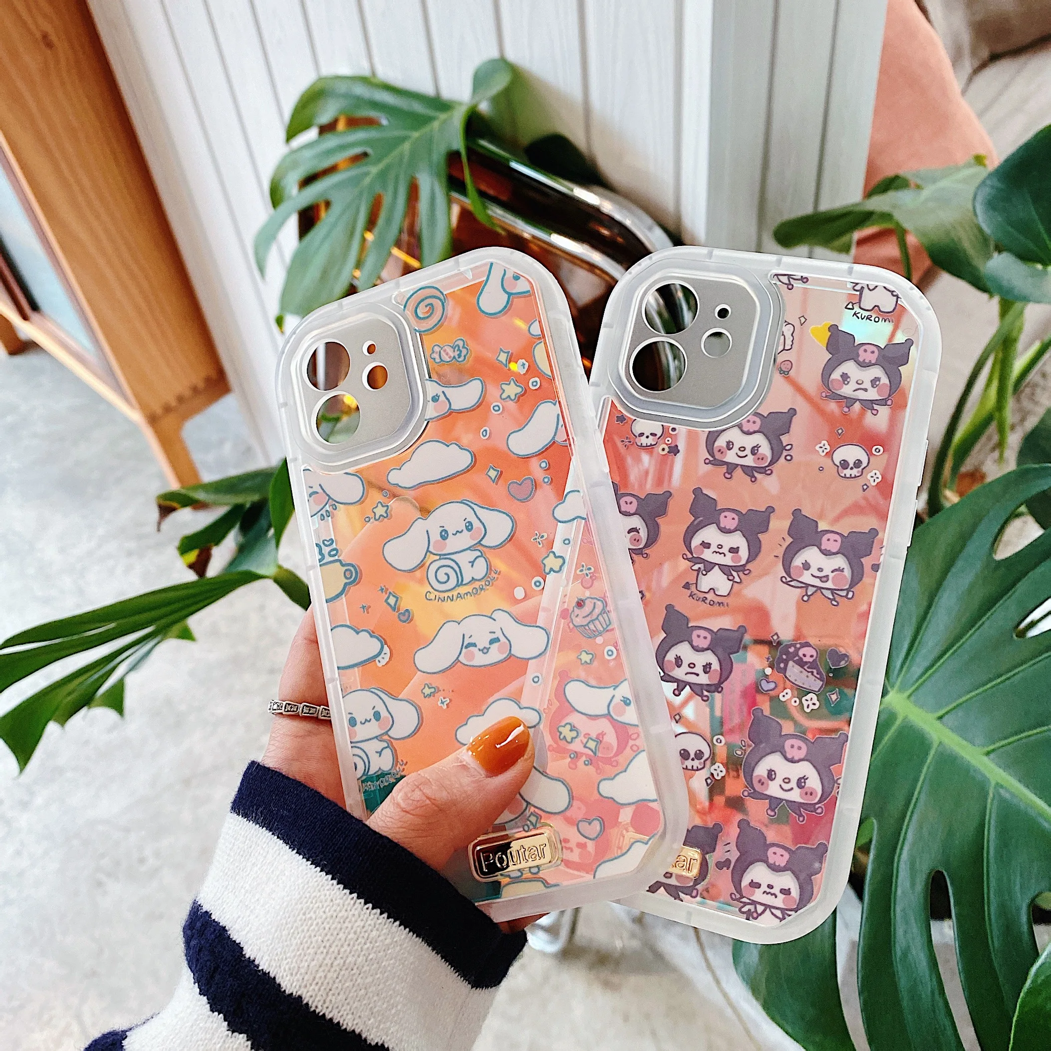 

Bandai милый лазерный чехол для телефона jade dog Kulomi для iPhone 13 12 11 Pro Max Xs Xr X XsMax высококачественный чехол