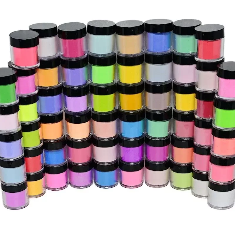 

90Colors Fast Dry Nail Dipping Powder Acrylic Random Color 3 in 1 French Nails Match Color Gel Polish Nail Lacuqer Dip Powder