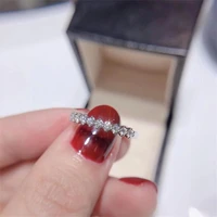 hoyon new rose gold jewelry 14k color setting natural white diamond style ring for women geometric anillos de gemstone bizuteria