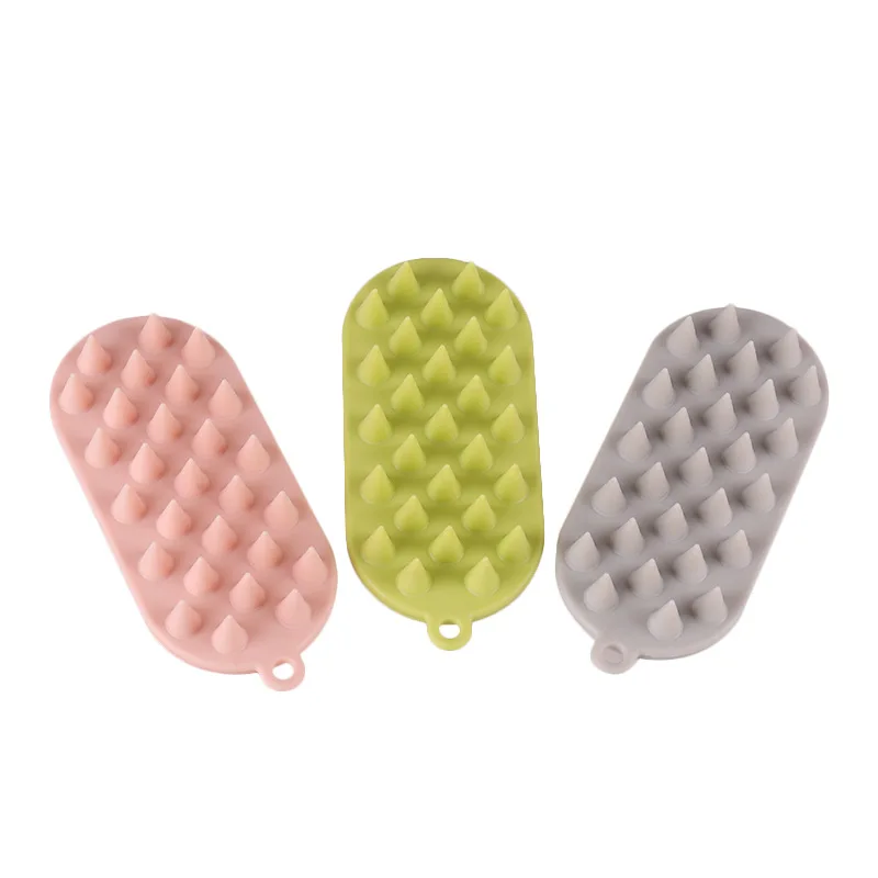 

1PC Pet Dog Cat Massage Silicone Brush Comb Cleaner Puppy Wash Tools Soft Gentle Bristles Clearing Brush