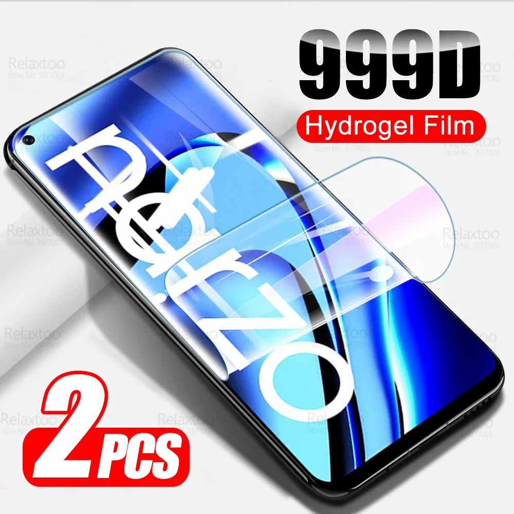 

Для Realme Narzo 50 Pro Гидрогелевая пленка 2 шт. полный изогнутый Narzo50Pro Narzo50 50 Pro 5G 2022 мягкая защита для экрана не закаленное стекло