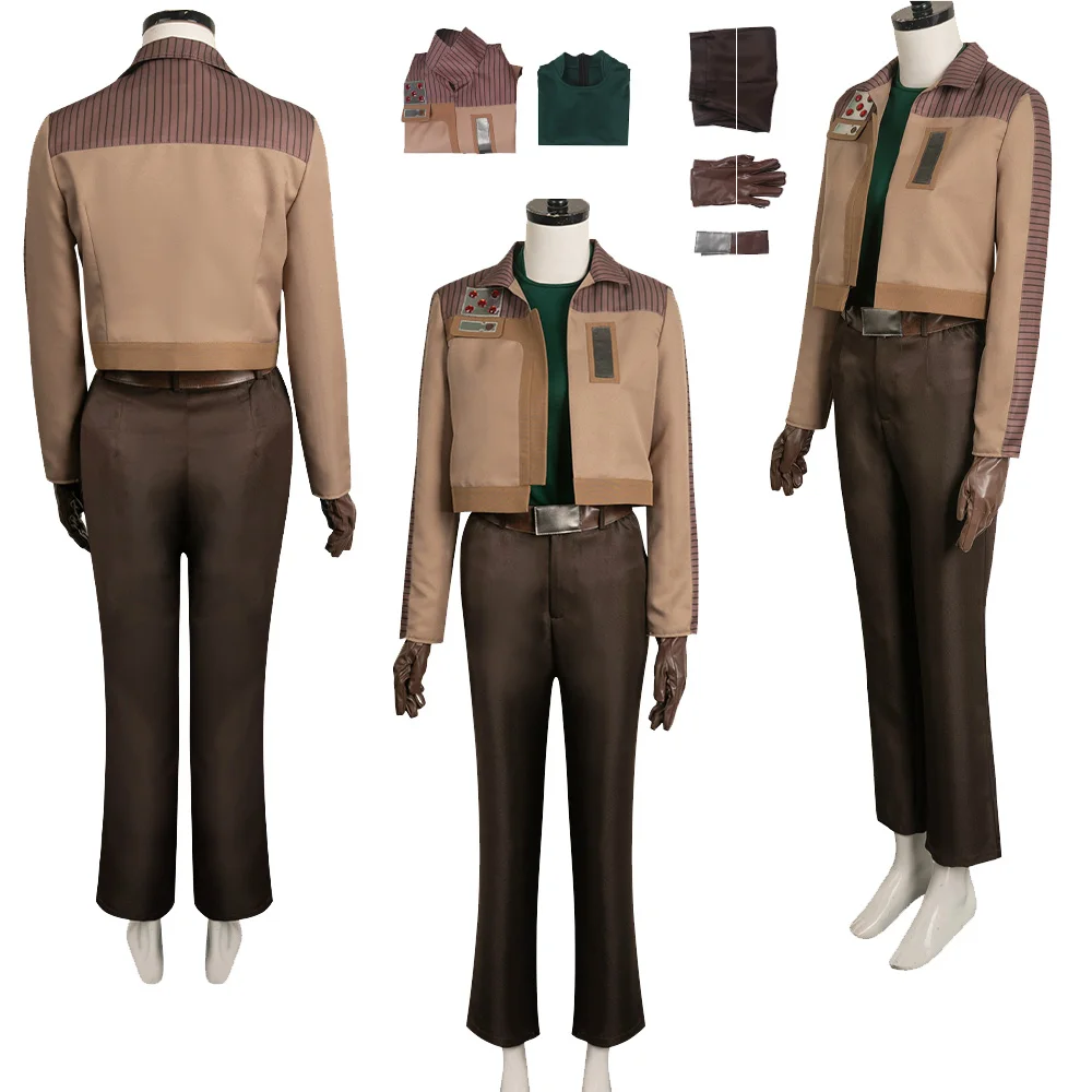 

Hera Cosplay Syndulla Cosplay Costume Coat Pants Belt Adult Women Fantasy Gloves Outfits Fantasia Halloween Carnival Party Suit