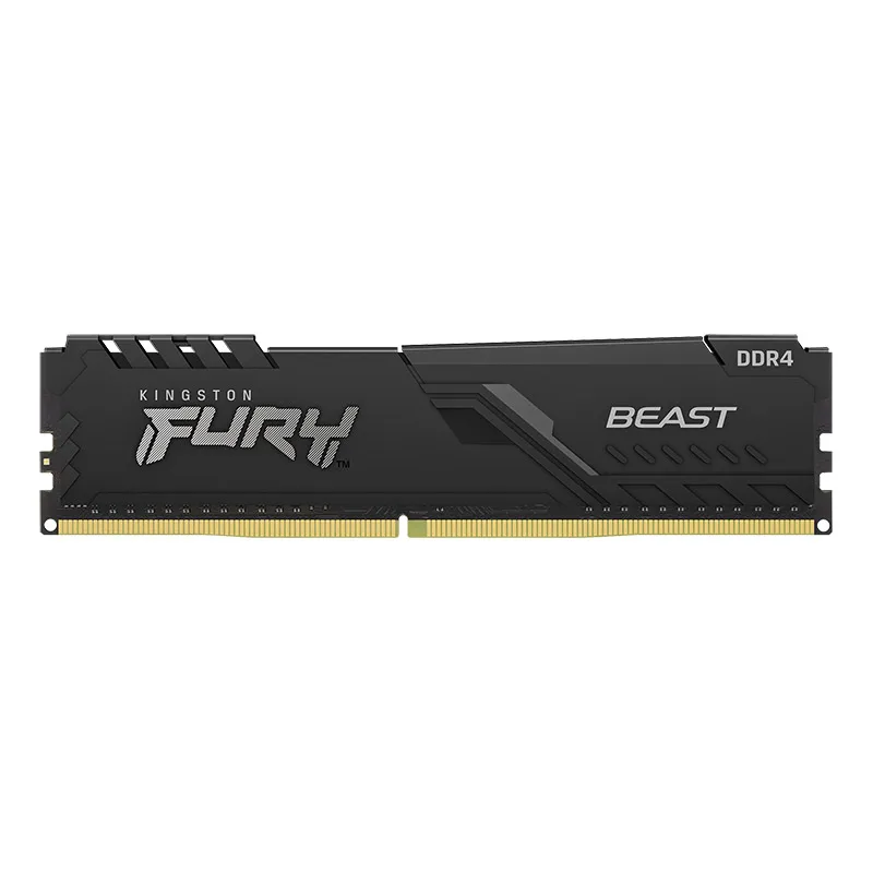Материнская плата Kingston FURY Beast DDR4 4 ГБ, 8 ГБ, 16 ГБ, 32 ГБ, 2666 МГц, 3200 МГц, 3600 МГц, для настольного процессора AMD Intel, оперативная память, 288 PIN, 1,2 в