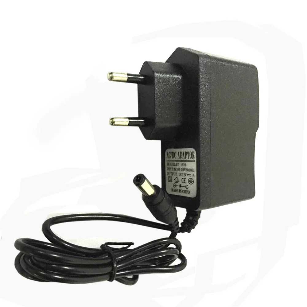 

ANPWOO 100-240V DC 12V 1A EU Plug AC/DC Power adapter charger Power Adapter for security CCTV Camera (2.1mm * 5.5mm)