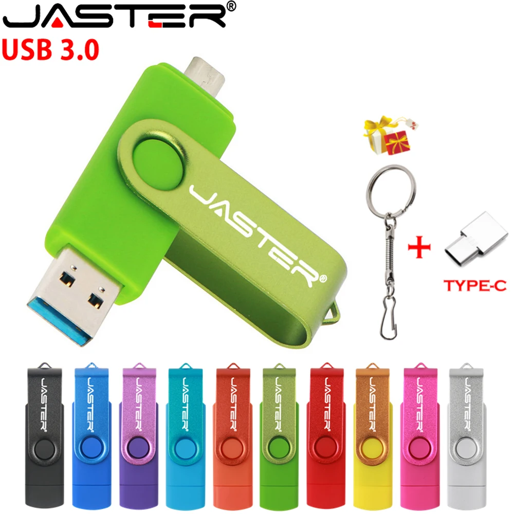 

Высокоскоростной металлический USB флеш-накопитель JASTER USB 3,0 OTG, флеш-накопитель 4 ГБ, 8 ГБ, 16 ГБ, 32 ГБ, 64 ГБ, 128 ГБ, usb-накопитель, флешка, флэш-карта