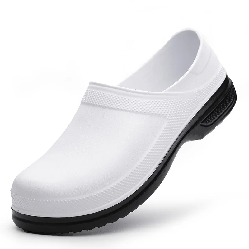

EVA Hotel Kitchen Clogs Non-slip Waterproof Oil-proof Work Shoes Resistant Cook Chef Shoes For Men Sandals Plus Size 39-49