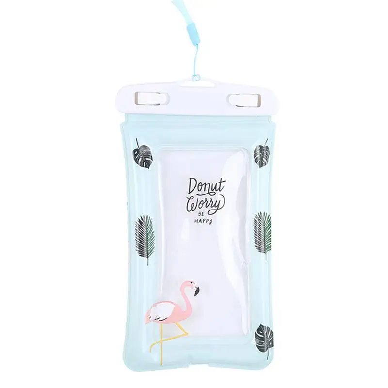 

Phone Sealed Pouch Universal Cell Phones Storage Bags With Clear Film Precision Screen Touch Cartoon Pouches With Lanyard