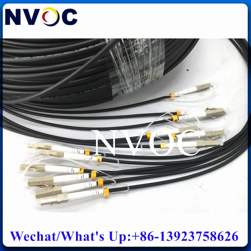 Внешний Бронированный Оптоволоконный соединительный кабель 100 м 6 ядер мм