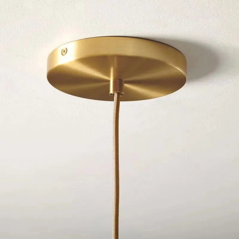 Светодиодные винтажные потолочные подвесные светильники скандинавское стекло