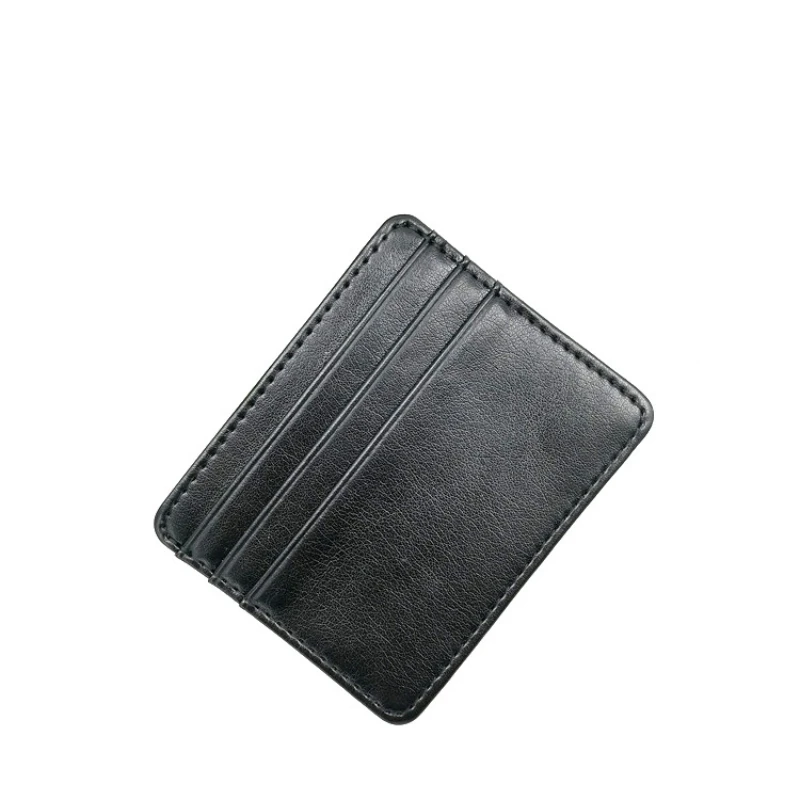 2023 New PU Leather Card Case Credit Card Holder Wallet Storage Bag Passport Holder Men and Women Universal Wallet