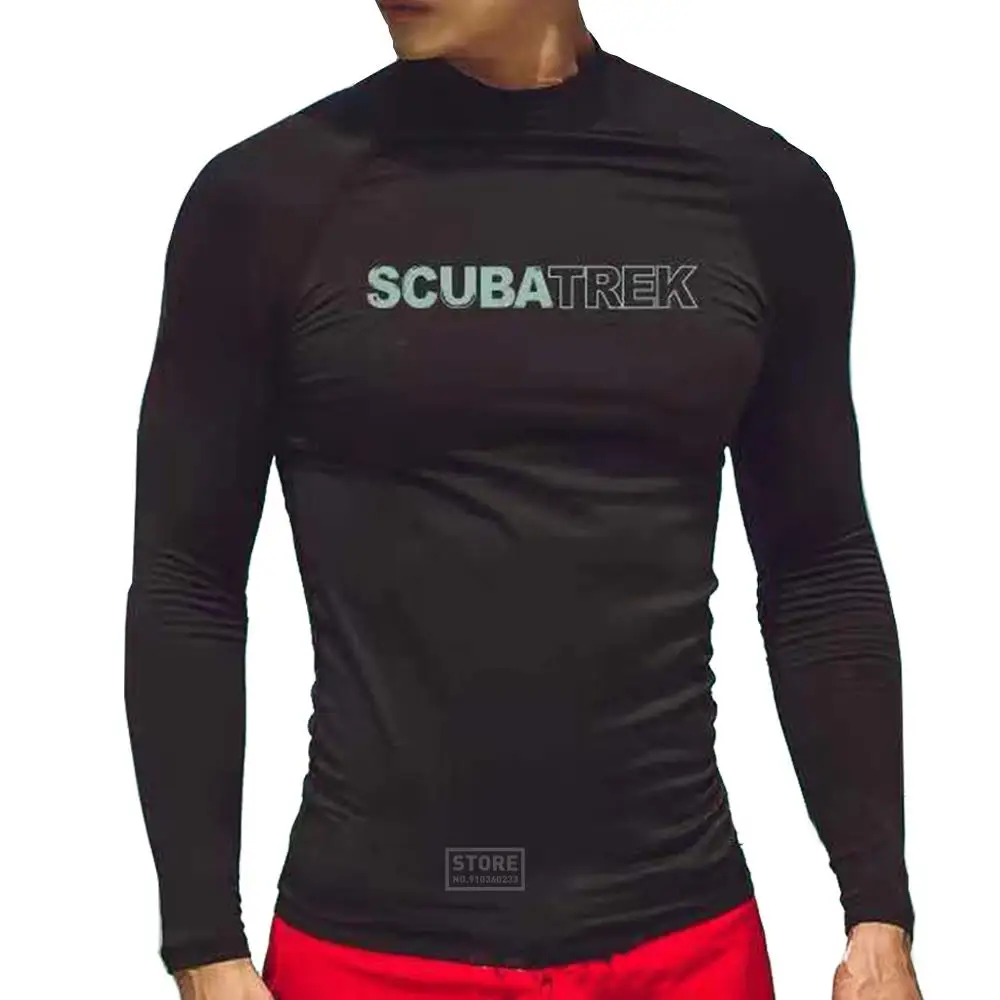

Swimming T-shirt Swimsuit Men UV Protection Beach Rash Guard Surfing Swimwear Diving Rashguard Long Sleeve Swimsuit Surf T-shirt